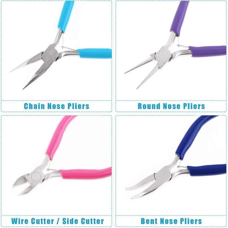 4 PCS Jewelry Making Tools Kit DIY Accessories Iron Made Multiple Fuction
