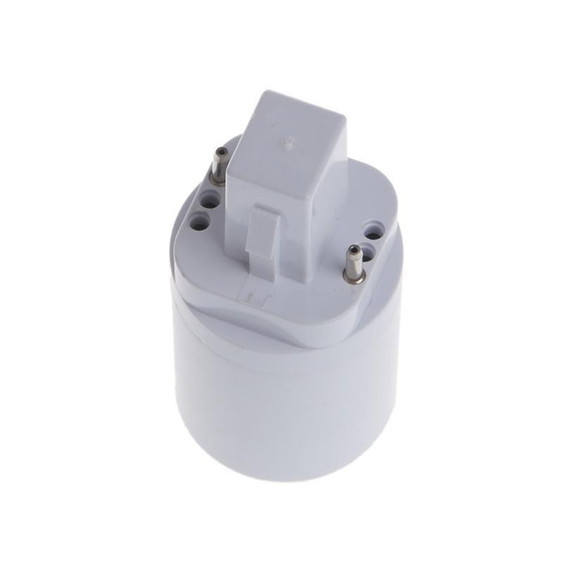 G24 to E27 Socket Base Screw LED Lamp Halogen Light Bulb Adapter Converter