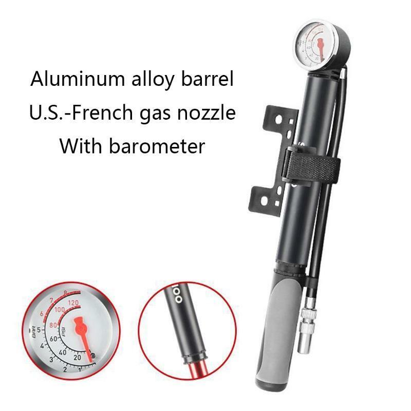Portable Mini Bicycle Pump Pump Bike Pumps with Glueless Puncture Repair