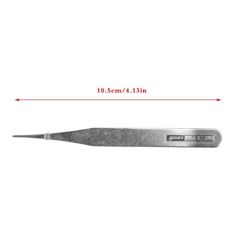 Stainless Steel Point Tweezer Precision Tweezers with Very Fine Point Tips