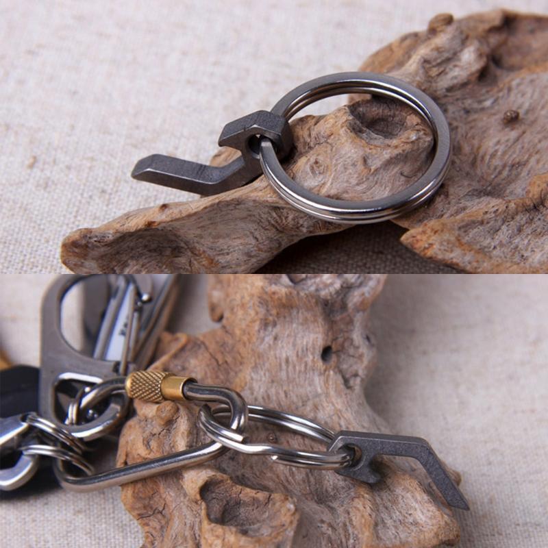 Keychain Multi-tool Bottle Opener Slot Screwdriver Metal Pocket Tool for Men