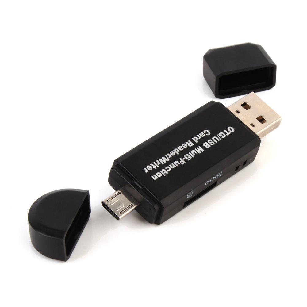 Micro USB+USB OTG Card Reader USB2.0 Memory Card Adapter for PC Android