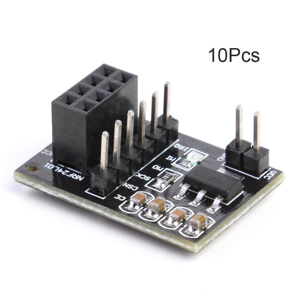 10pcs 3.3V Wireless Adapter Module Socket Adapter Board for 8Pin NRF24L01