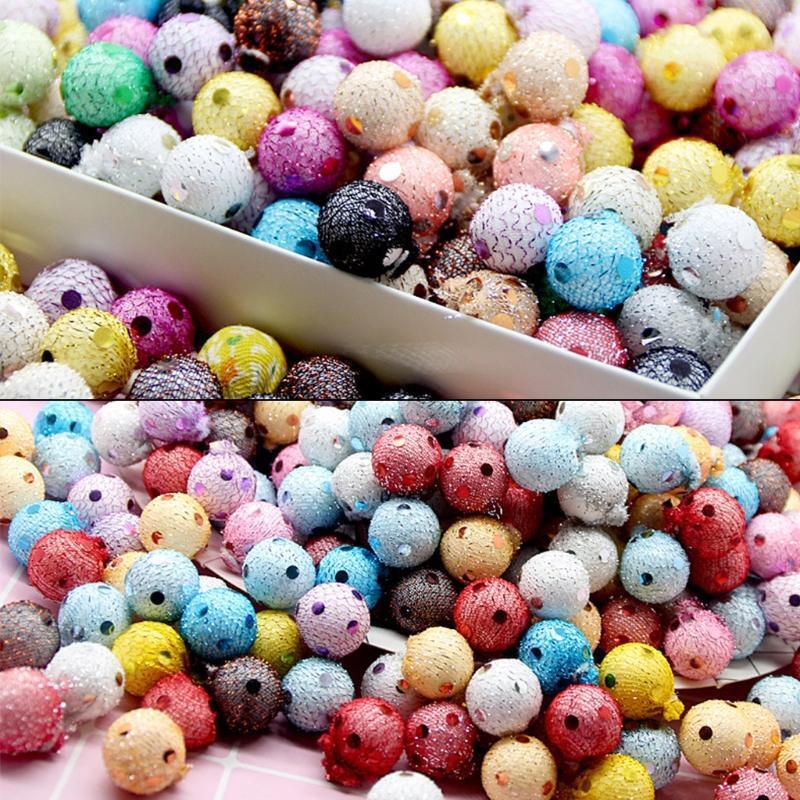 20 Pcs 1.8cm Christmas Plastic Balls Pendant Ornaments Xmas Tree Hanging Decor