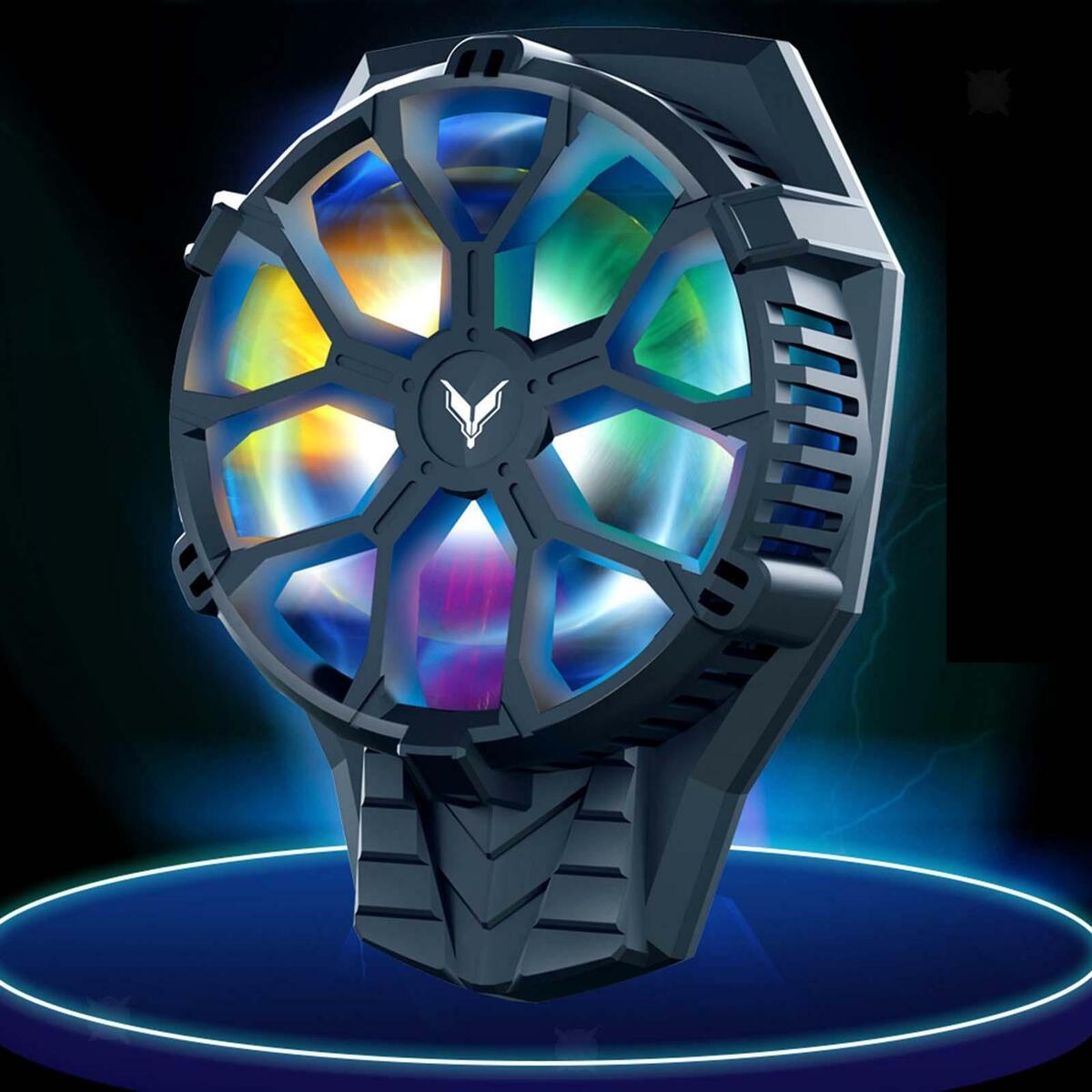 Cell Phones Cooler RGB Cooling Fan for  Gaming Watch Videos