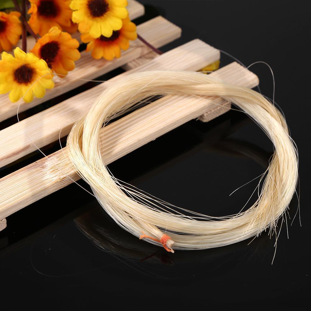 Violin Bow Hair Viola Cello Fiddle Bow Horsehair for Stringed Instrument