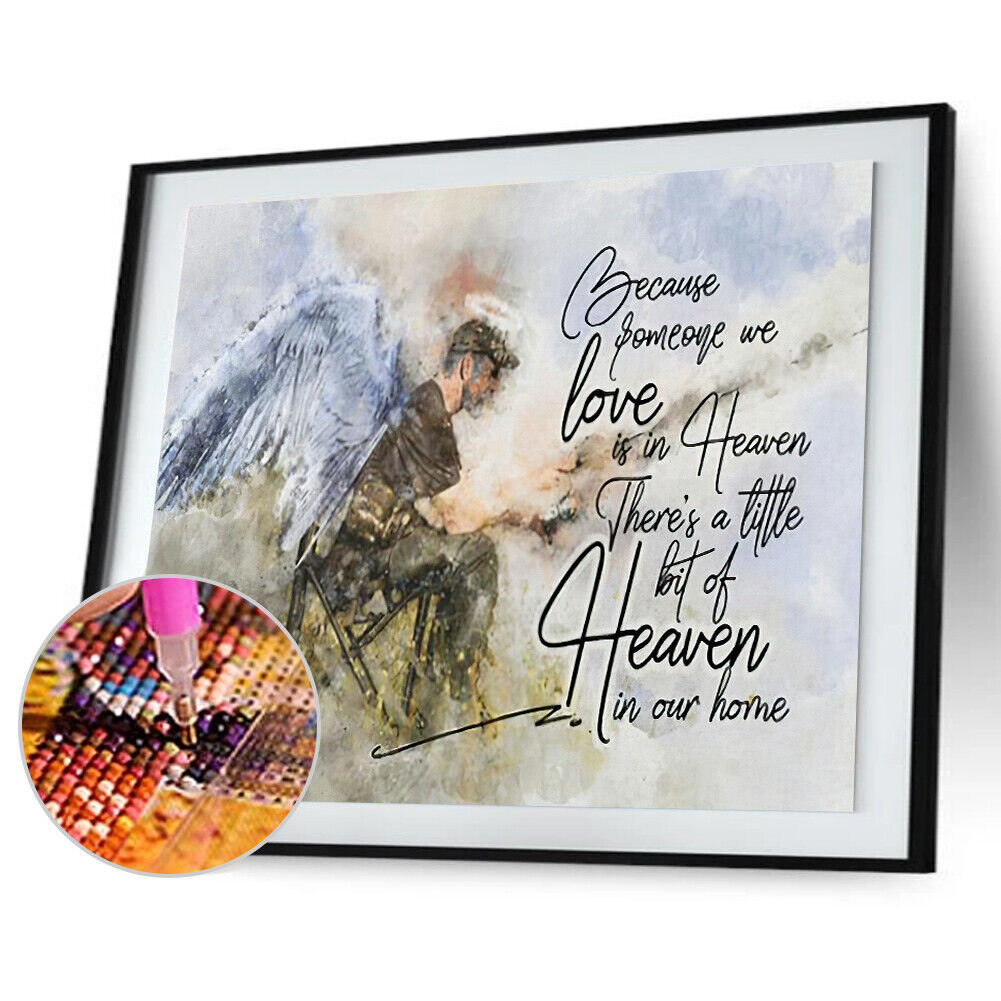 5D Diamond Painting Oil painting angel Full Round Drill Rhinestone Kit