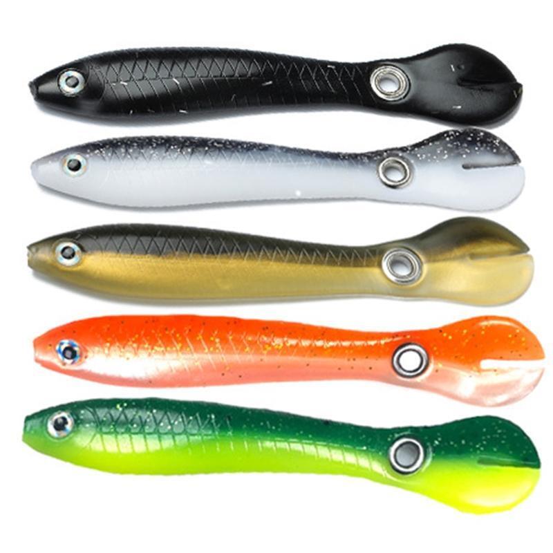Fishing Lures, Fin Guarded Swimbait, Enticing Soft Plastic Swimbaits Soft Tail