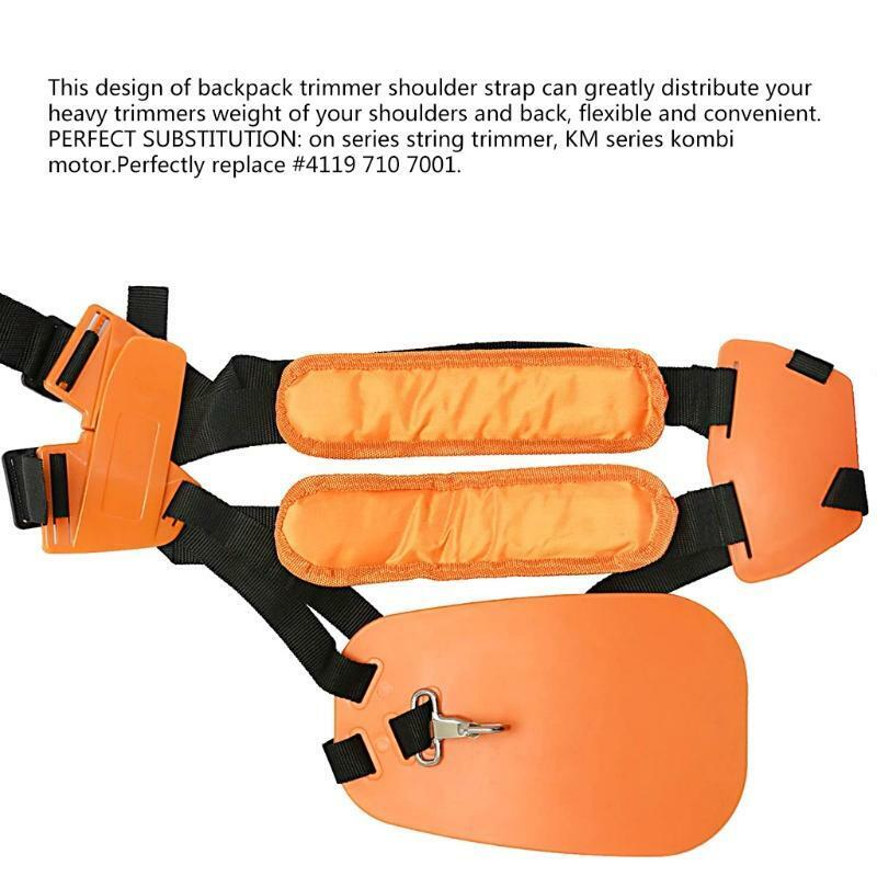 Easily Adjustable Double Shoulder Mower Belt for Garden Cutter Lawn Mower Belt