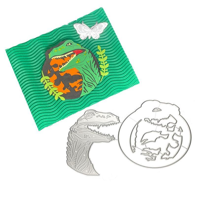 Dinosaur Cutting Dies Anti Deformed Metal Craft Die Cuts Stencil Cutting Dies