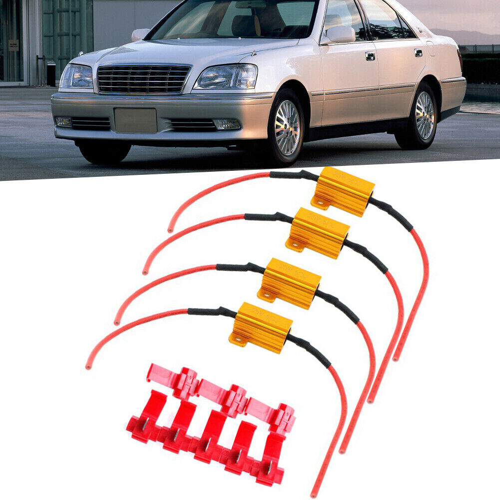 2pcs 25W 6ohm LED Car Light Resistance Load Resistors for Turn Signal Lamp