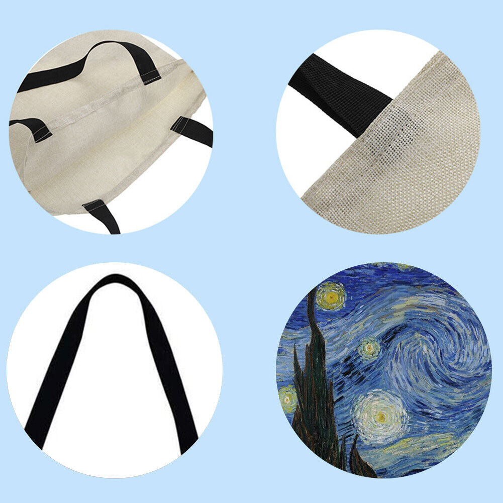 Starry Sky Printed Shoulder Shopping Bag Casual Large Tote Handbag 40*40CM