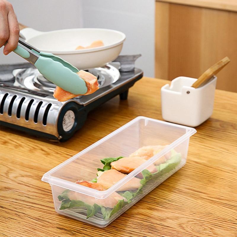Storage Containers for Refrigerator Removable Drain Tray for Veggie, Berry