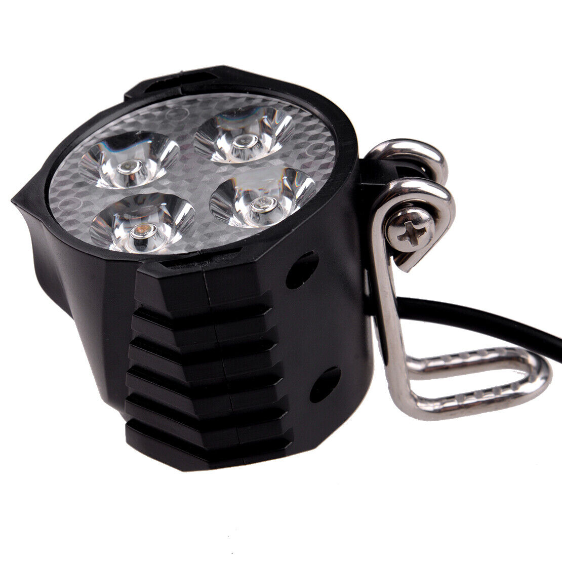 2 in 1 LED Light Headlight Horn Headlamp with Switch For E-Bike Electric Bicycle
