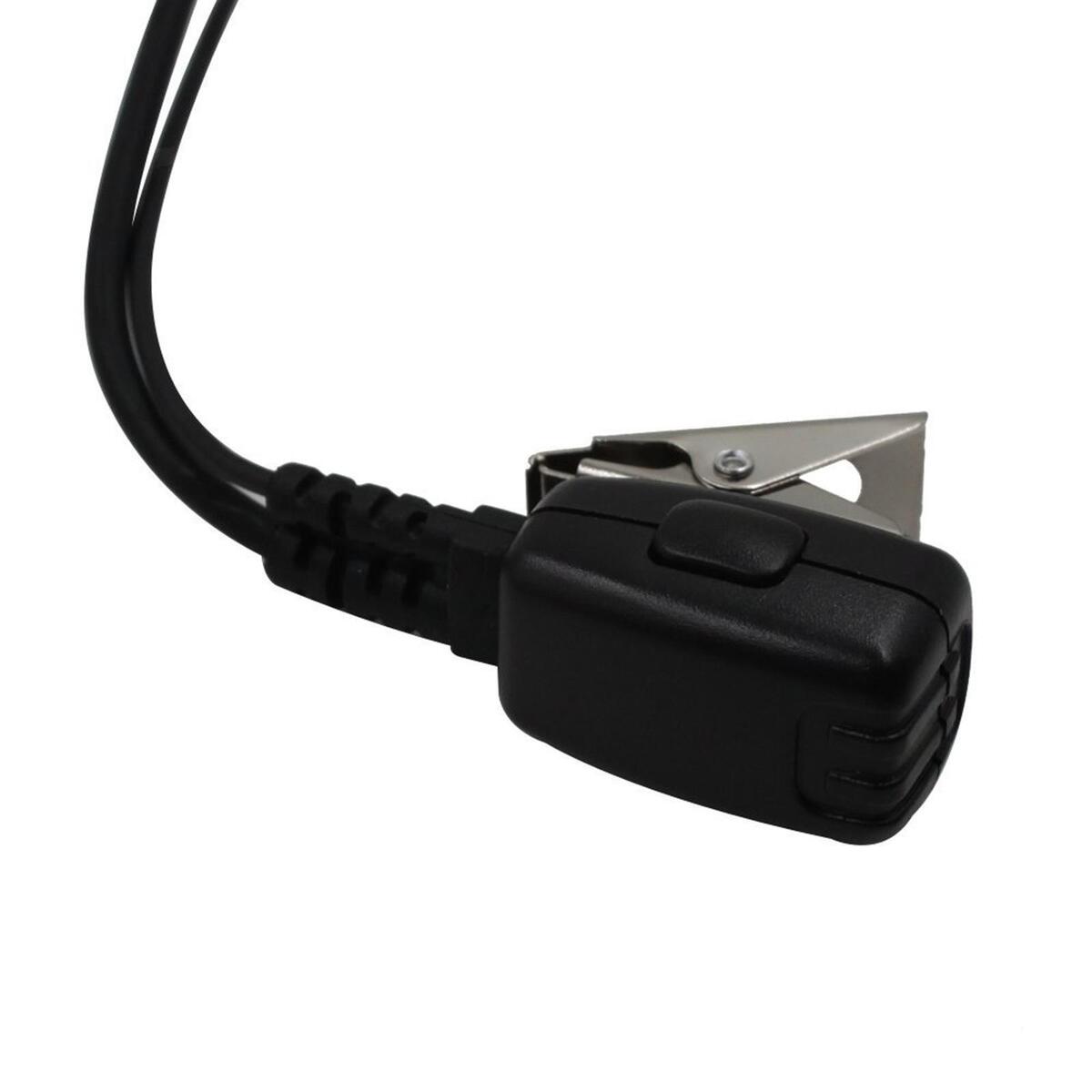 G Shape Walkie Talkie Earpiece, with Mic PTT Headphone Earphone Headset for