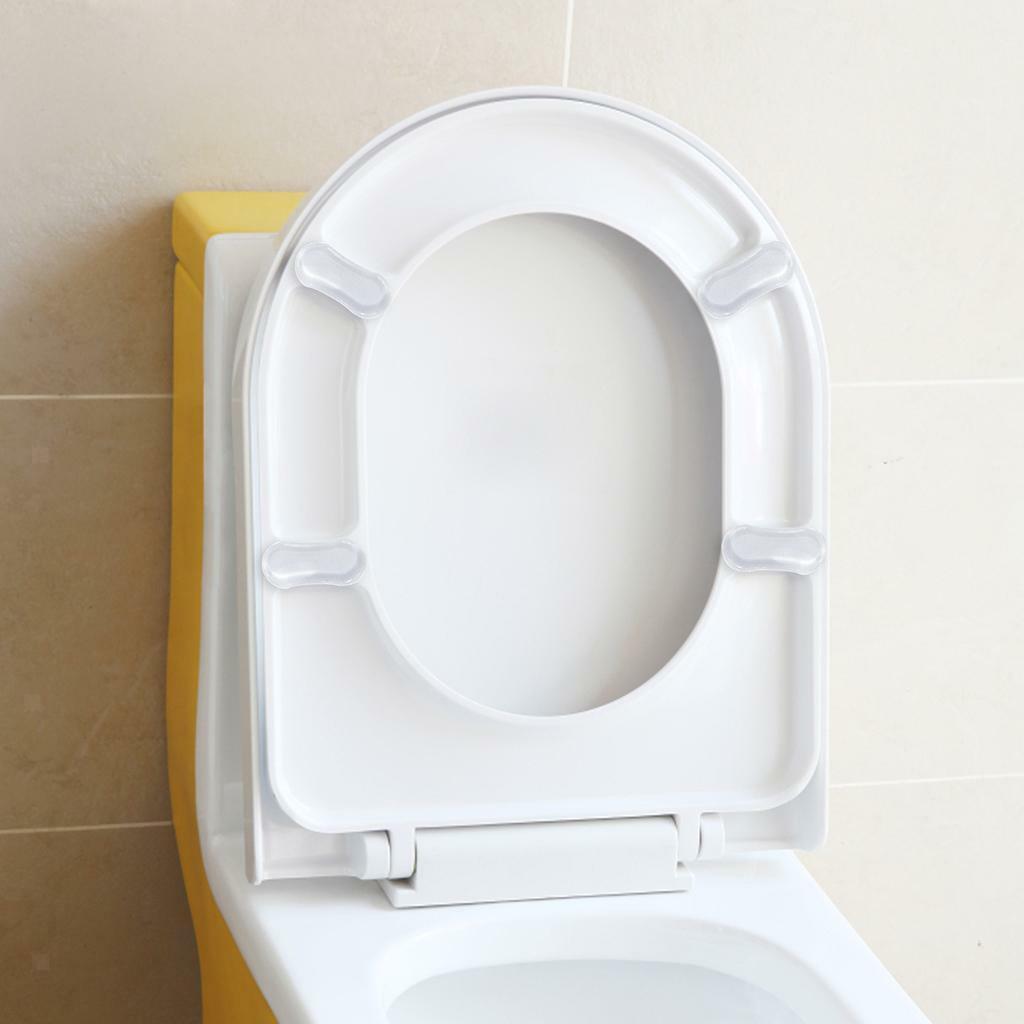 of 4 Bathroom Hardware Bidet Toilet Seat Lid Bumpers Buffer Attachment