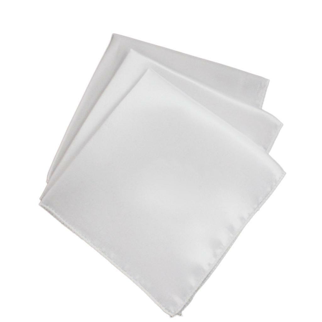 40Pcs  Solid Pocket   Hankie Towel Party Hanky 12"X12"
