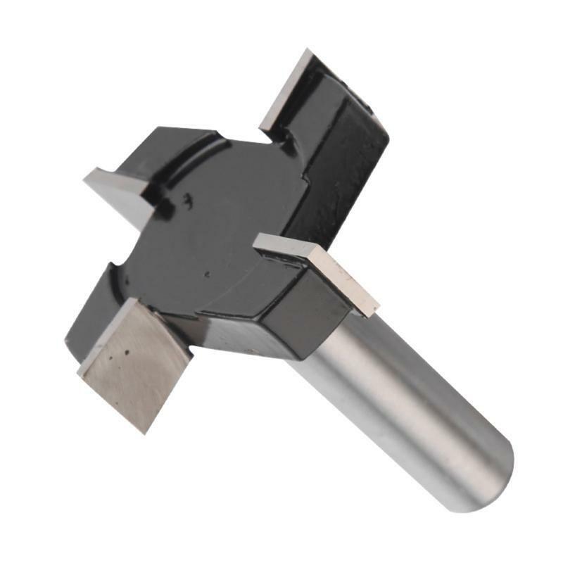 1/2" Shank Wood Milling Cutter Planing Flattening Router Bit Woodworking Tool