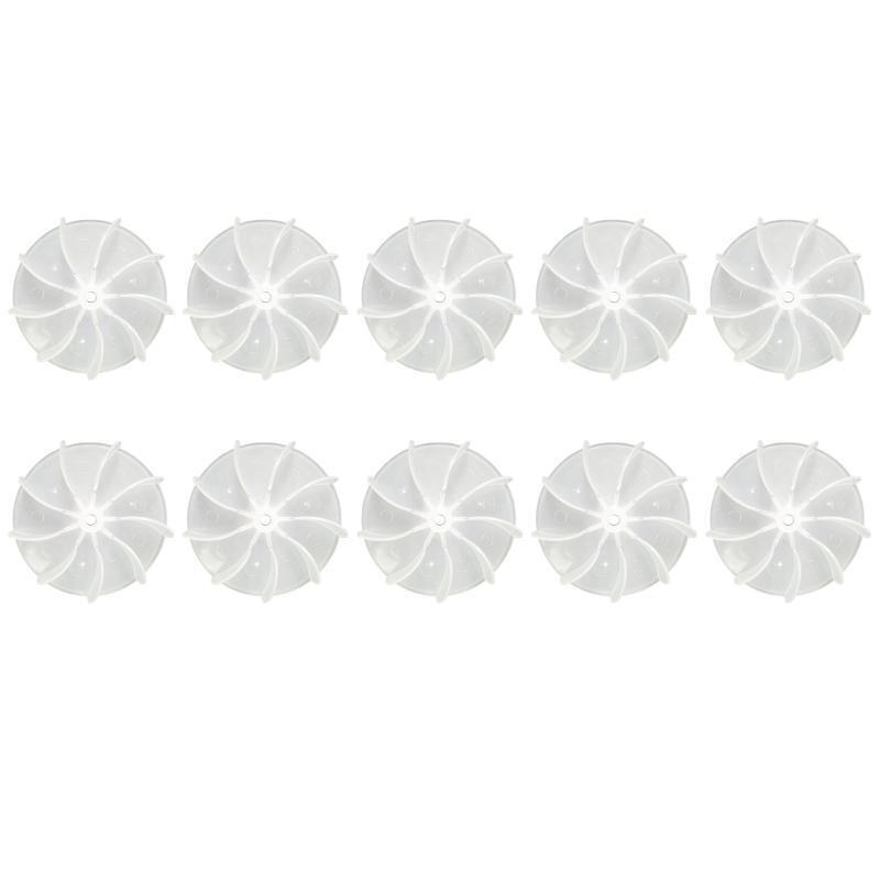 10Pcs Hair Dryer Motor Fan Leaf Hotel Fan Blade Fan Motor Fan Accessories