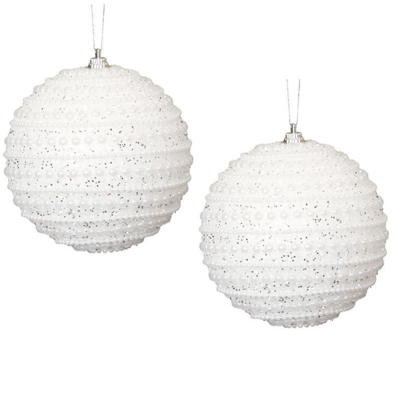 Christmas Foam Ball 2 Pack Crafts for Christmas Decoration Hanging Ornaments