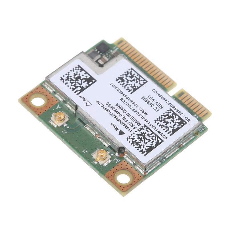 Dual Band 2.4+5G 300Mbps 802.11a/b/g/n WiFi BT4.0 Wireless Half Mini PCI-E Card