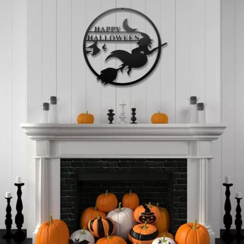 Halloween Party Witch Pendant Suppies Wall Decor for Outdoor Indoor Garden Lawn