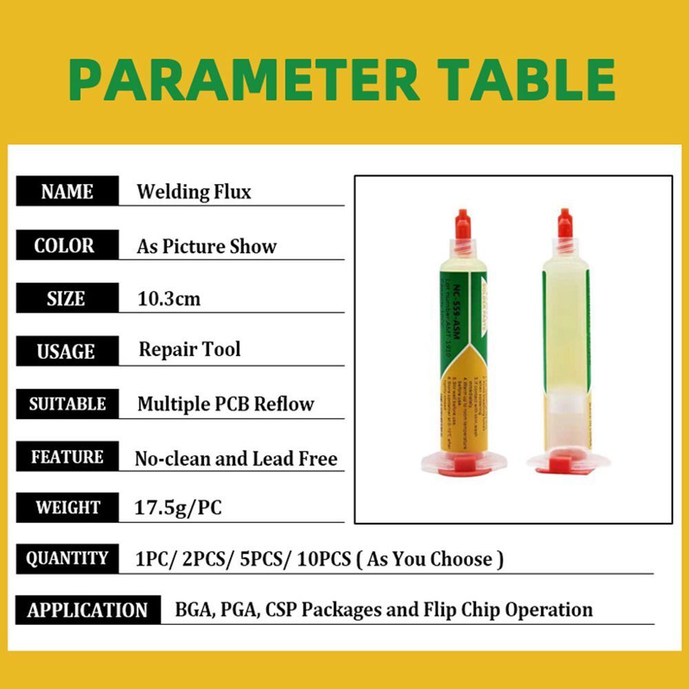 Supply BGA Station Low-smoke NC-559-ASM Repair Tool Welding Flux Solder Paste