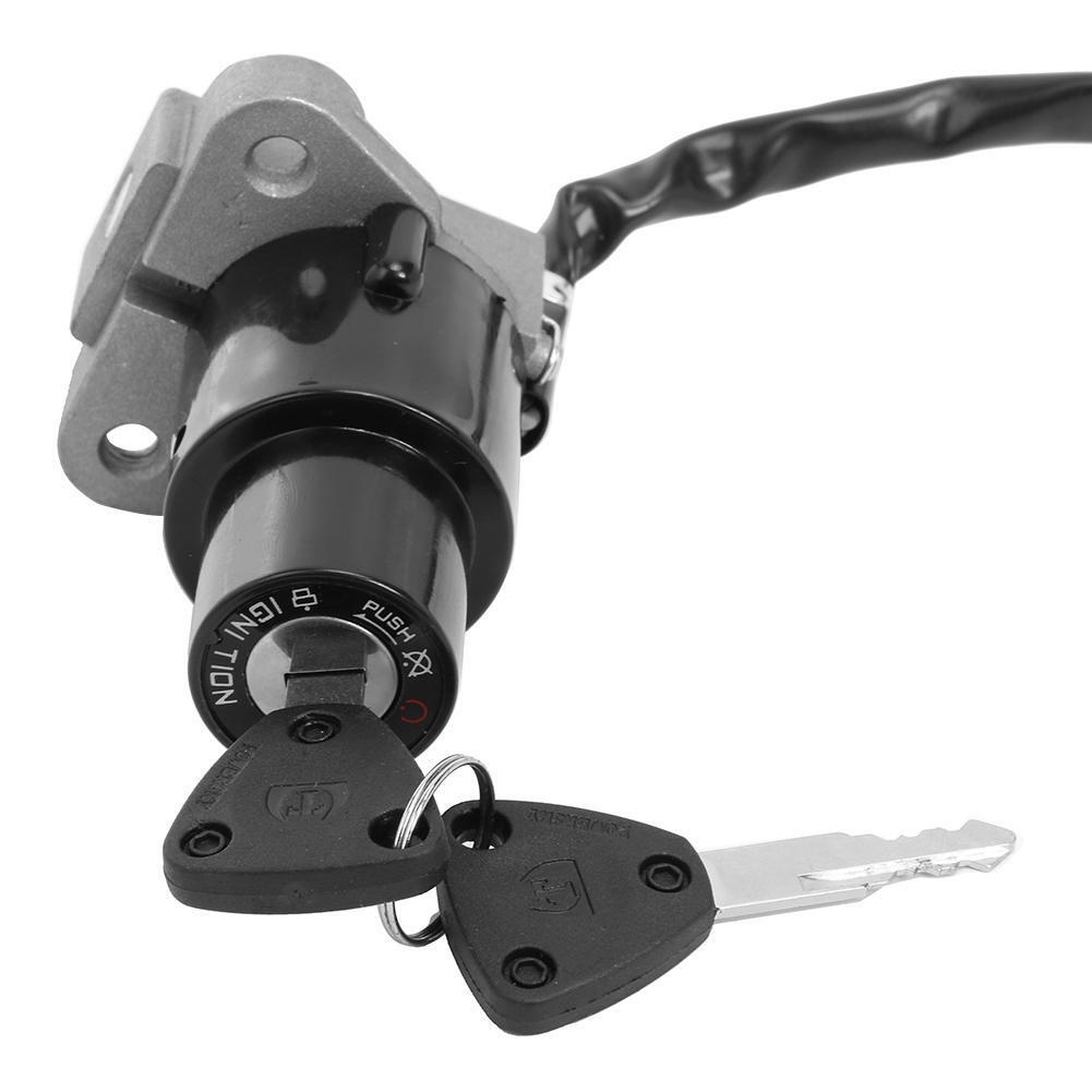 Motorcycle Ignition Switch Lock Assembly with 2 Keys for Yamaha DT 125R
