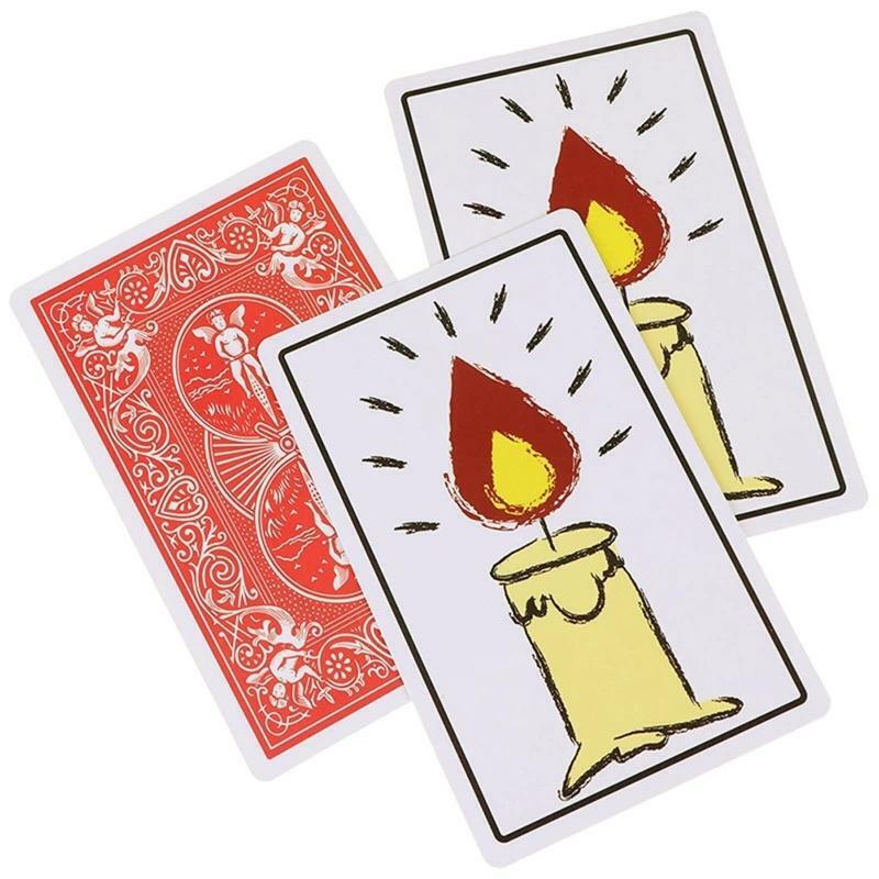 Relighting Candle Magic Cards Puzzle Game Magic Tricks Magic Props Amazing Magic