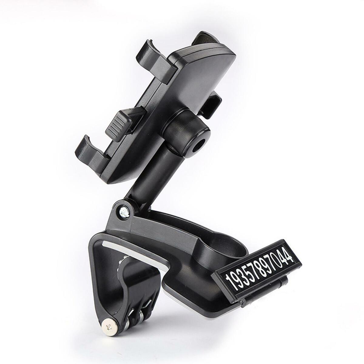 Mobile Phone Holder with Phone Number Car Rearview Mirror Fit for Car Phone