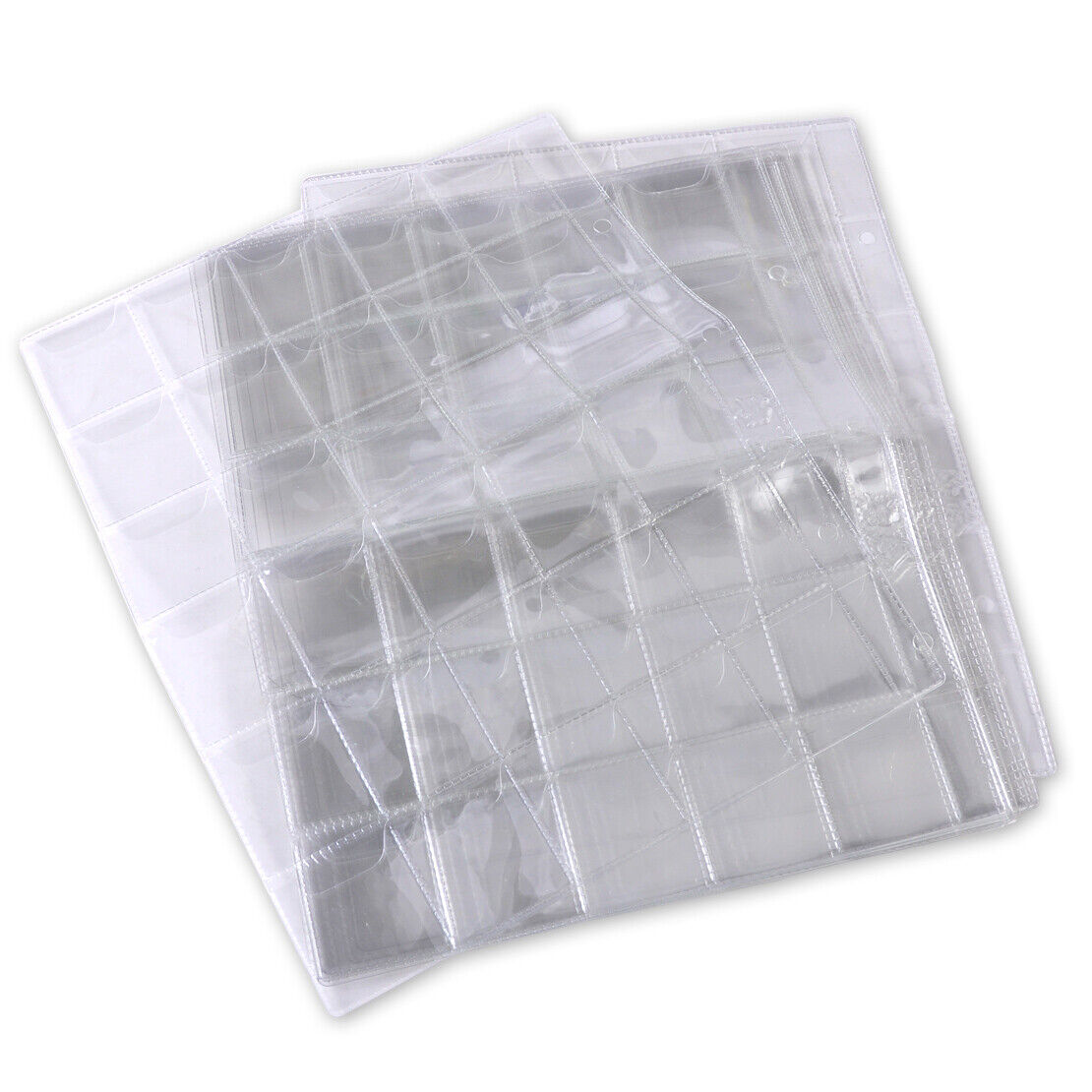 10x 30 Pockets Classic Album Pages Money Coin Note Currency Holder Collection Li