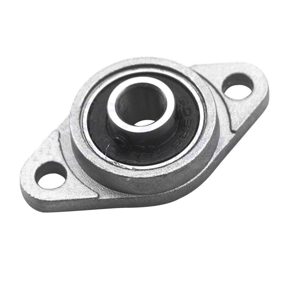 2Pcs KFL08 8mm Bore Diameter Pillow Block Bearing Flange Rhombic Bearings