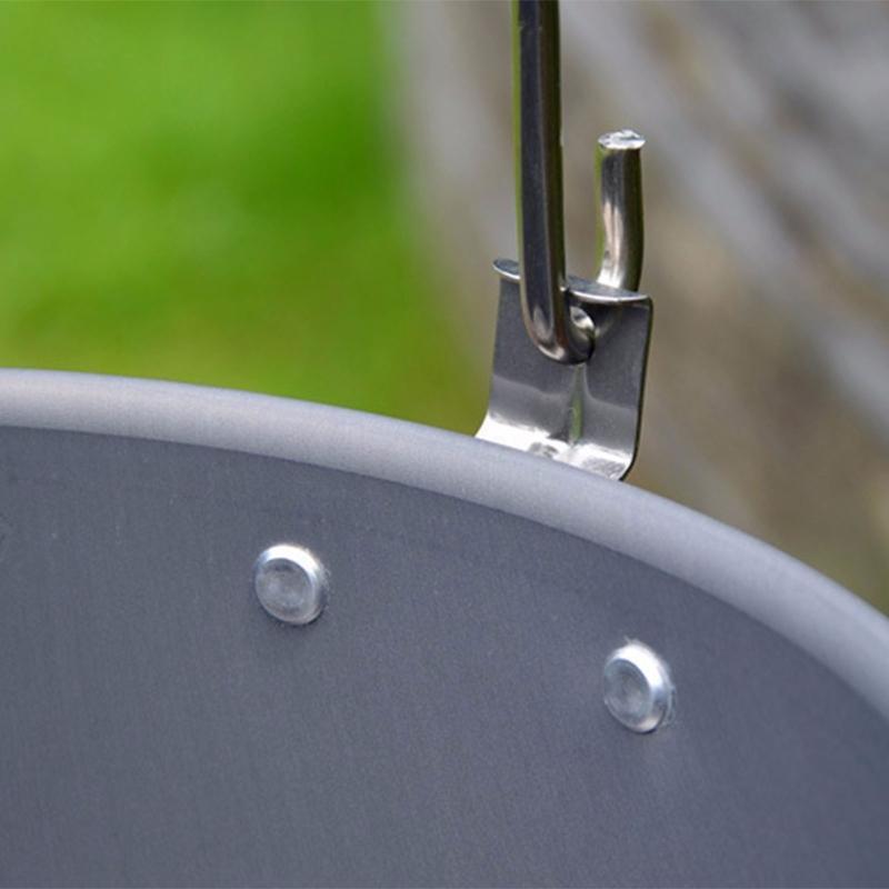 Aluminum Alloy Camping Picnic Hanging Pot Large Capacity Outdoor Tableware Pots