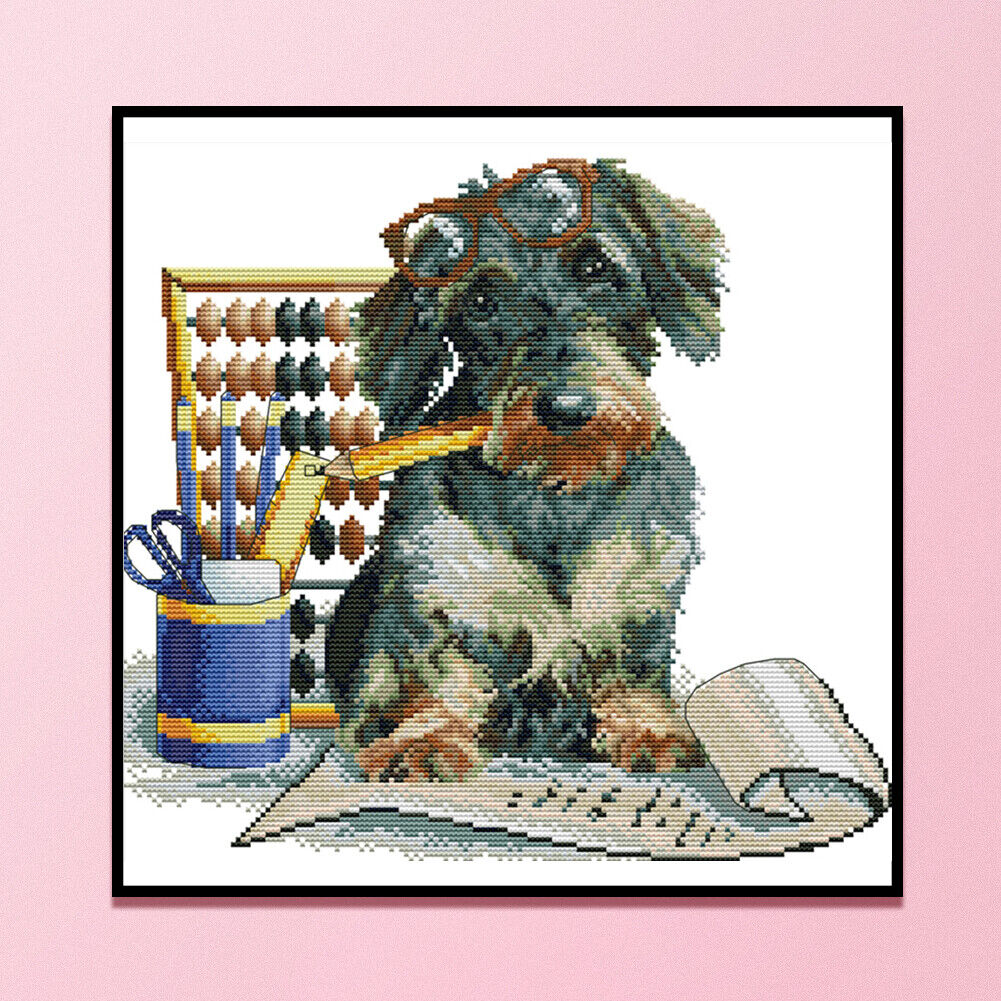Partial Embroidery Stamped Counting DIY Cross Stitch Kits 14CT Needlework
