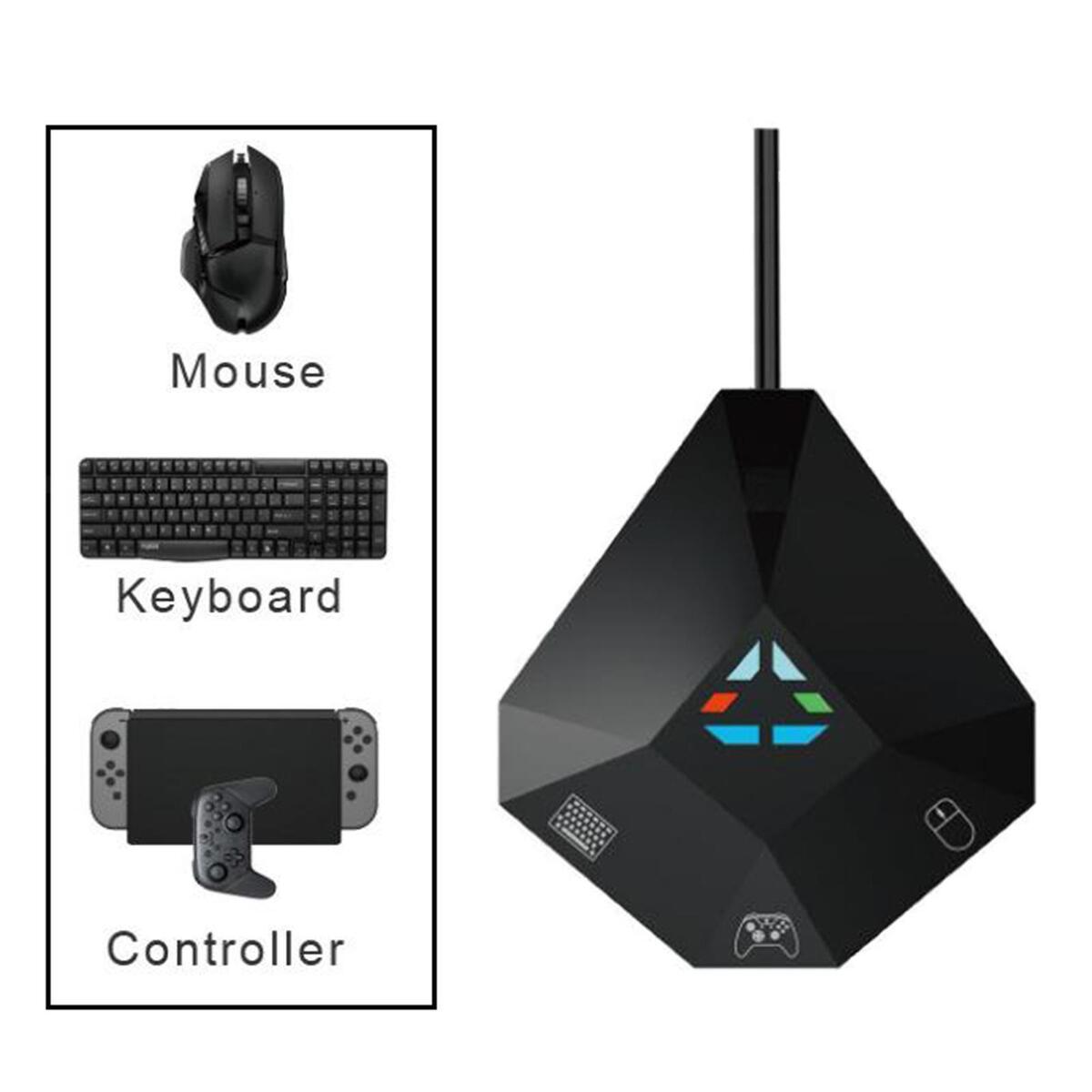 USB Keyboard & Mouse Converter N-Switch Professional Accessories Easy to Use