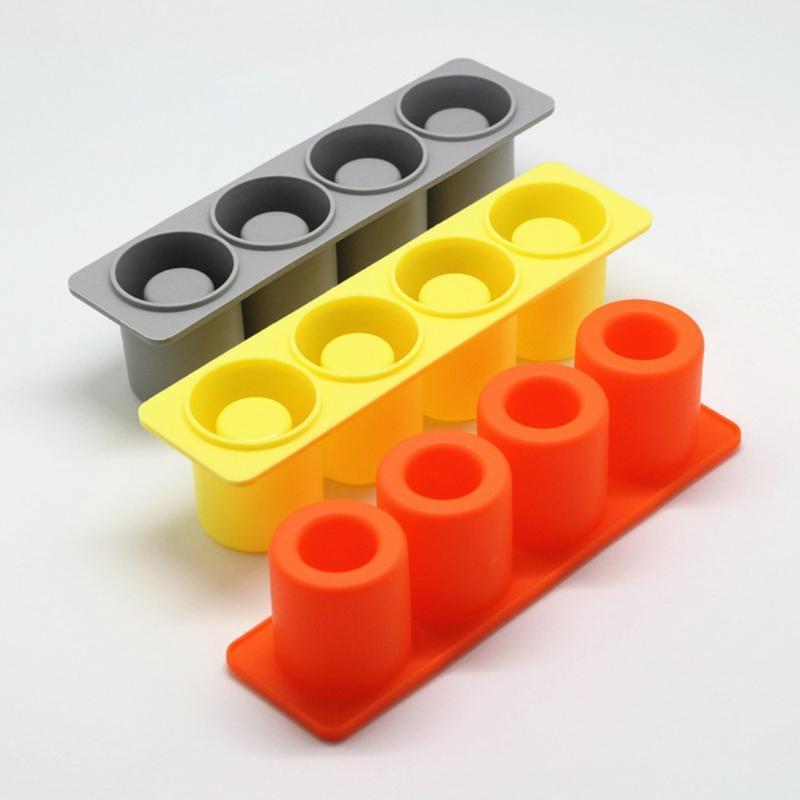 Handmade Pen Holder Silicone Mould Cement Planter Mold Concrete Flower Pots Mold