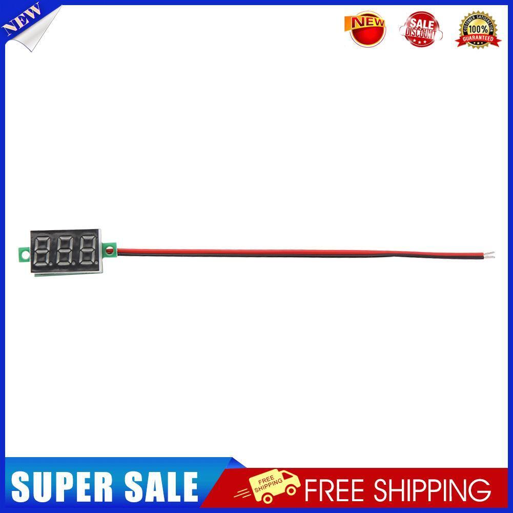 0.36inch LED Display Digital Voltmeter TwoLine 4.5-30V Voltmeter(Red)