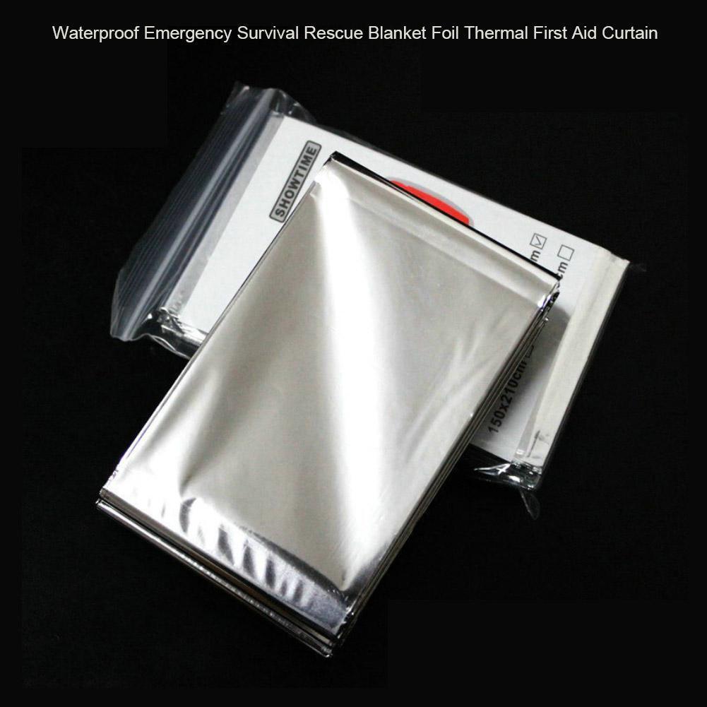 Waterproof 140x210cm Emergency Survival Rescue Blanket Foil Thermal Curtain