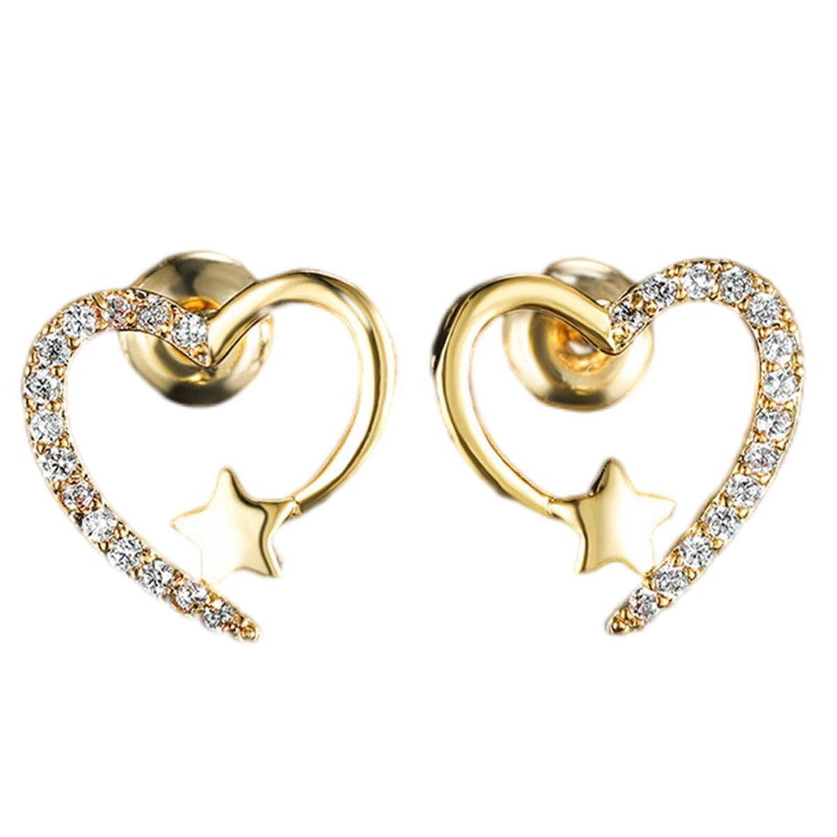 Heart  Earrings Small Heart Hoop Earrings for  Teen