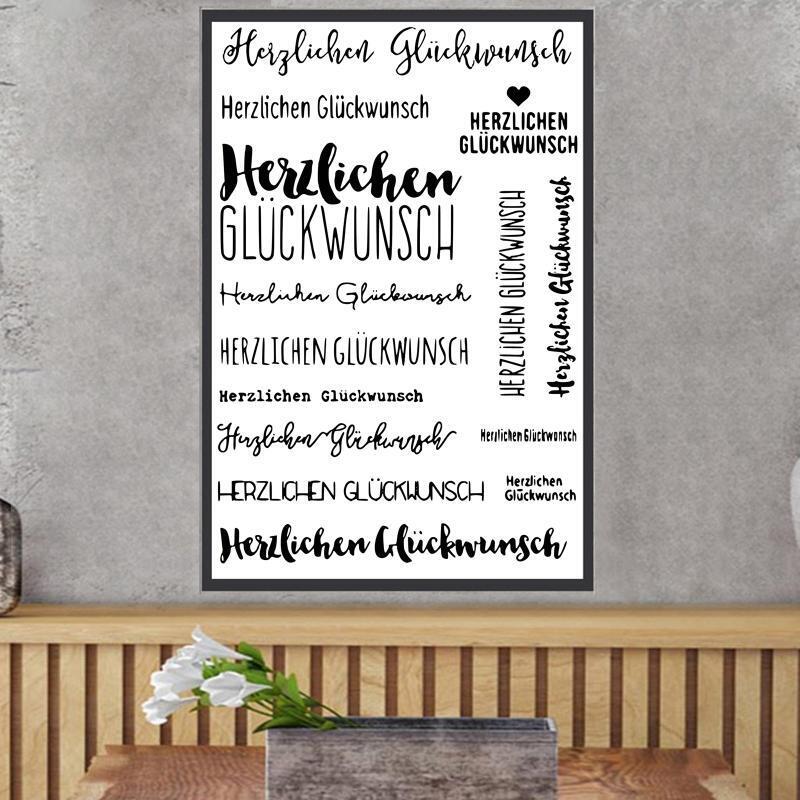 German Silicone Clear Stamp for Scrapbooking Paper Art Crafts Journal Supplies