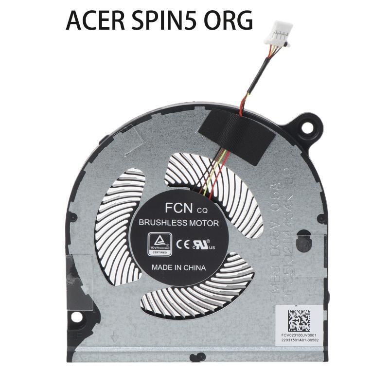 Laptop CPU Cooling Fan for Acer Spin5 SP513-41 DFS5K12114464K EP Spare Part