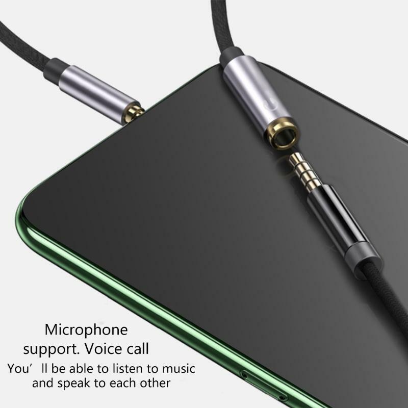 Audio Extension Cable 3.5mm Male to Female AUX Cable Car Earphone SpeakerAdapter