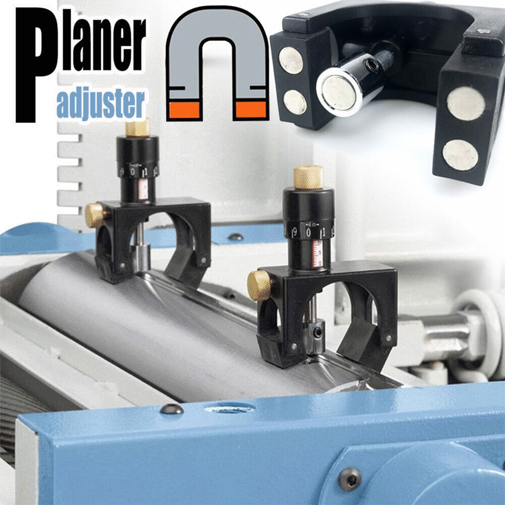 2pcs Calibrator Adjust Planer Blade Cutter Setting Jig Woodworking Tools