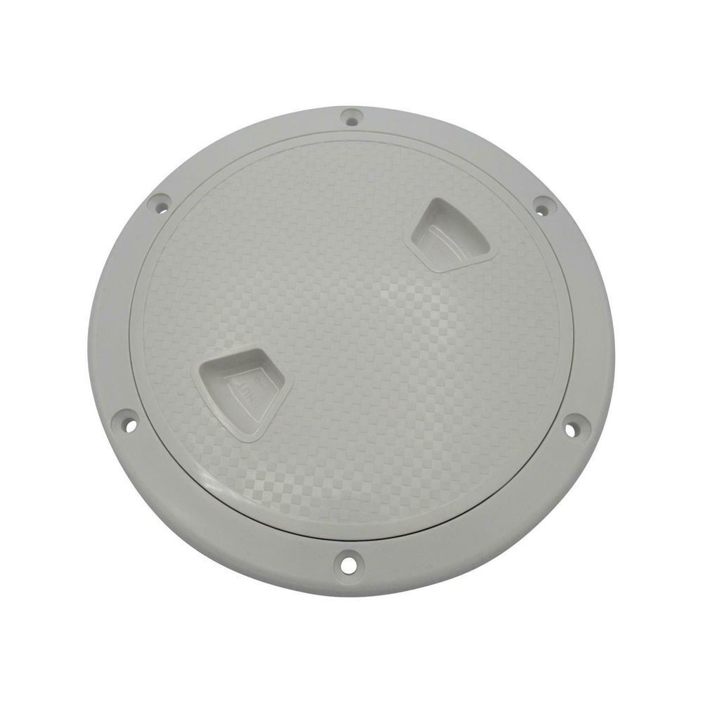 Ship Round Non-slip 4 Inch White Sailing Inspection Marine Boat Deck Cover Lid