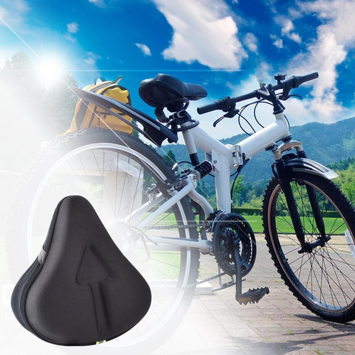 Bike Seat Cushion Padded  Thicken for Exercise Bike Road Bicycle Seats