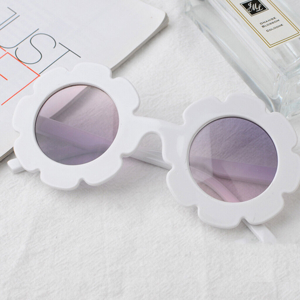 3x     Flower UV400 Sunglasses Round Goggles Glasses Gift