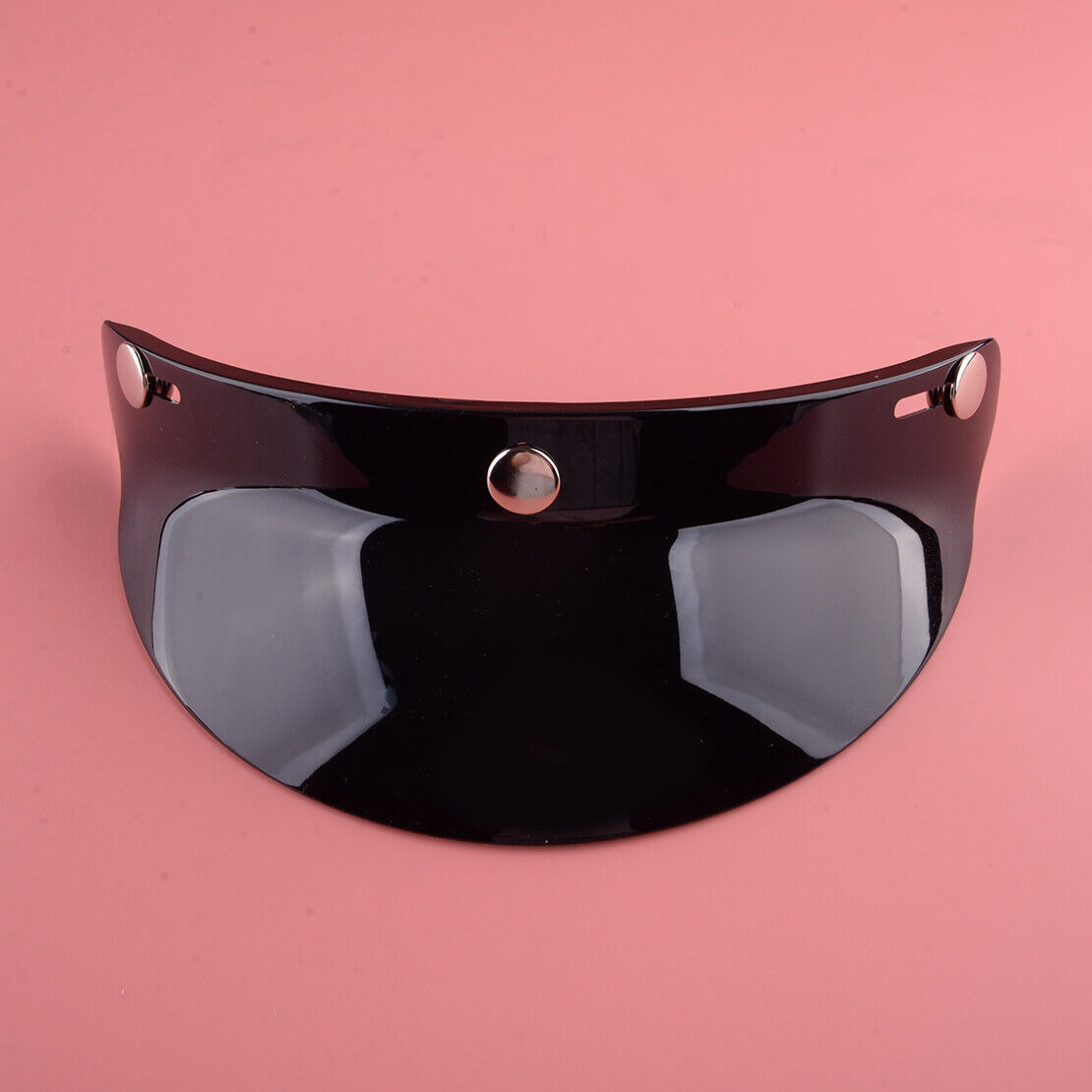 3-Snap Motorcycle Helmet Peak Sun Visor UV Sunshield Protector Shield
