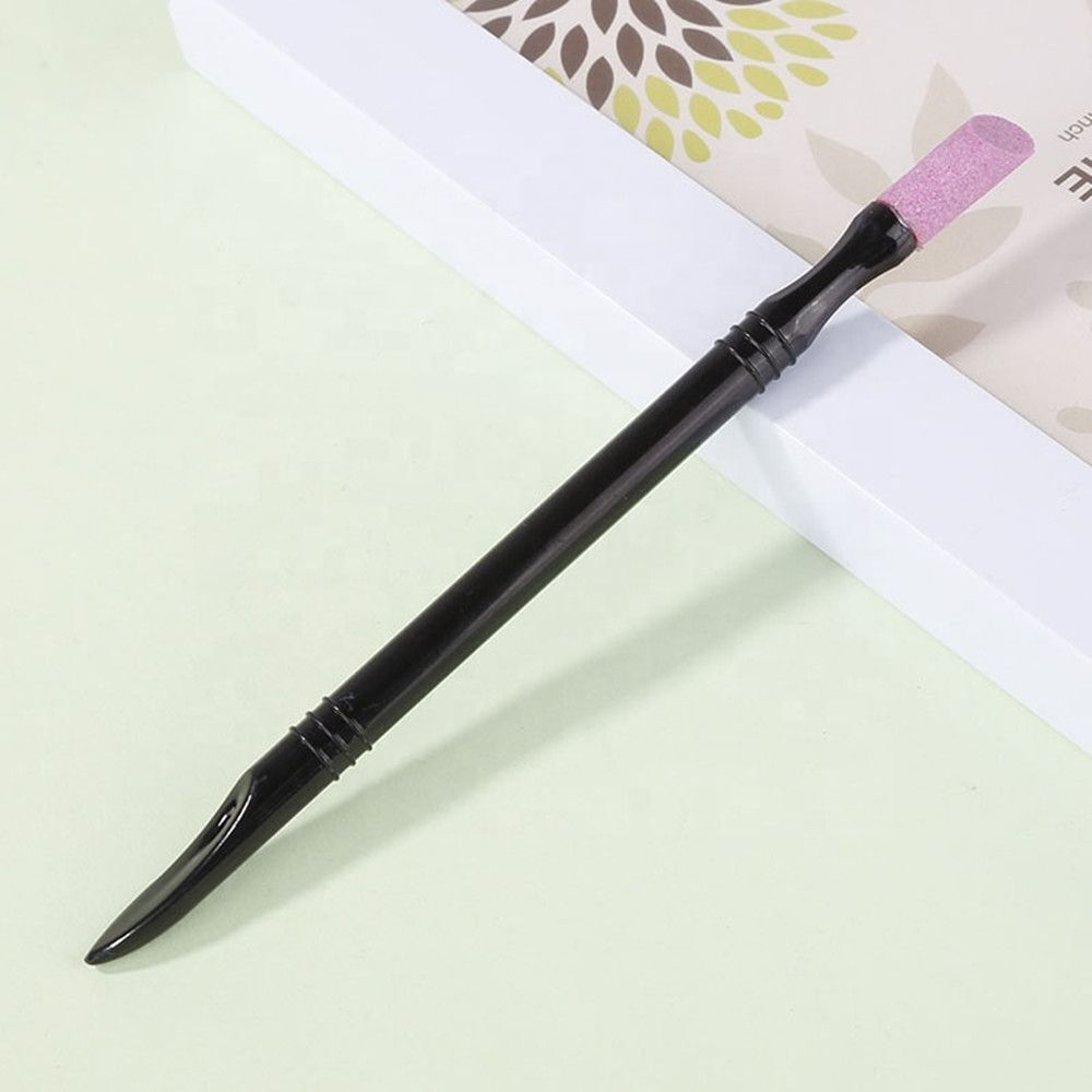 Tools Grinding Rods Double-ended Nail File Pen Cuticle Pusher Dead Skin Remover