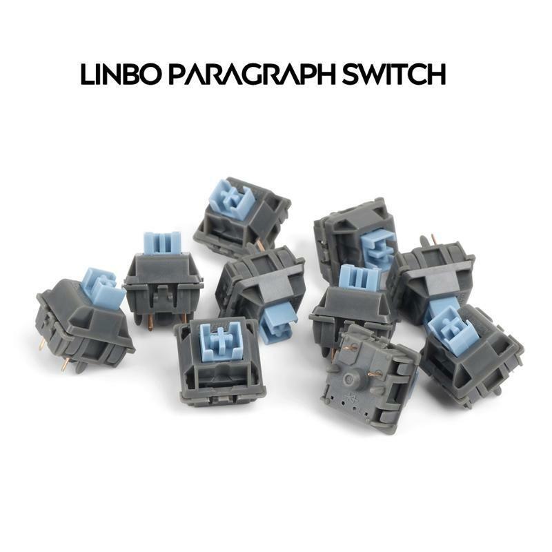 Mechanical Gaming Keyboard Switch 65.5g Force Kangaroo Stem Switches Pre Lubed