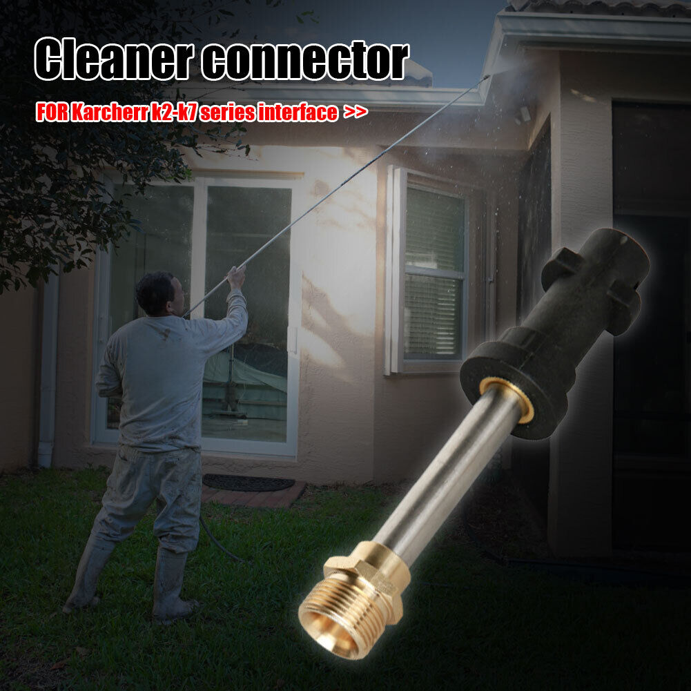 Pressure Washer Gun to M22 14mm Male Extension Adapter for Karcher K2-K7